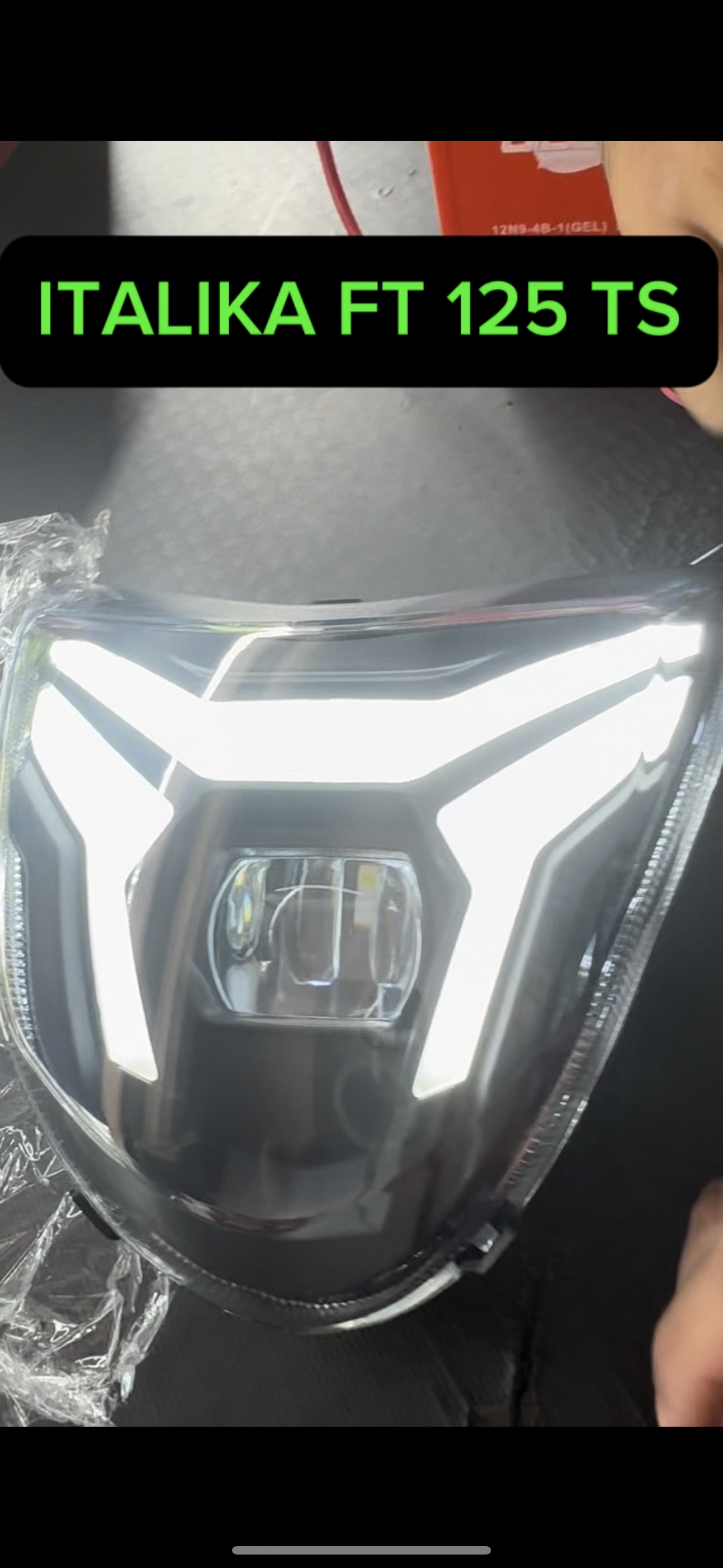 FARO DE LED FULL NUEVA GENERACION PARA
ITALIka FT125TS 2016-2022 ,Ft150 ts 2016-2018